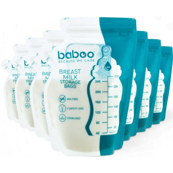 Фото - Пакет для хранения грудного молока Baboo 25 шт. (2-005)