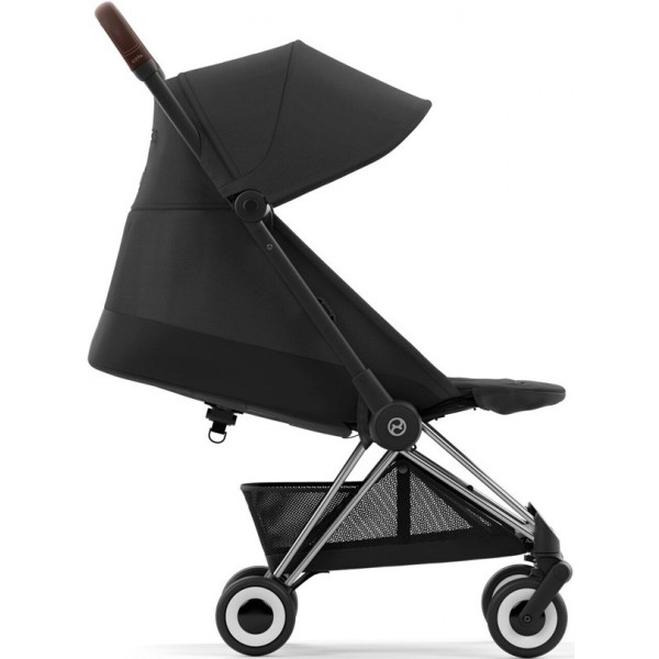 Фото - Коляска прогулочная Cybex Coya Chrome Dark Brown Sepia Black
