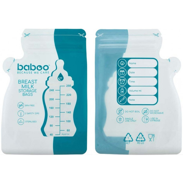 Фото - Пакет для хранения грудного молока Baboo 25 шт. (2-005)