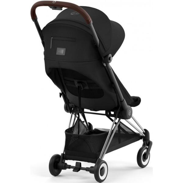 Фото - Коляска прогулочная Cybex Coya Chrome Dark Brown Sepia Black
