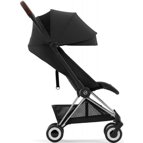 Фото - Коляска прогулочная Cybex Coya Chrome Dark Brown Sepia Black