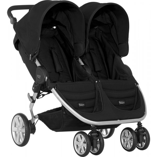 Фото - Коляска для двойни прогулочная Britax-Romer B-AGILE DOUBLE Cosmos Black (2000033222)