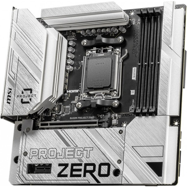 Фото - Материнская плата MSI B650M PROJECT ZERO