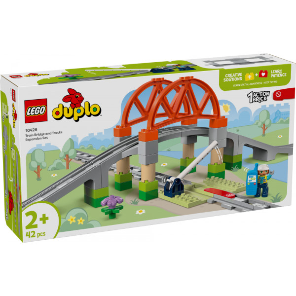 Конструктор LEGO DUPLO Town Дополнительный набор. Железнодорожный мост ...