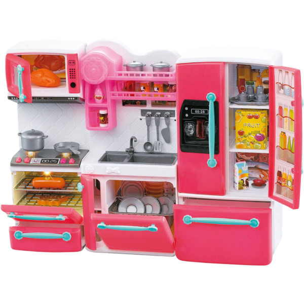 Фото - Сюжетно-ролевая игра. Кухня HYL плита, холодильник и мойка свет, звук (66095