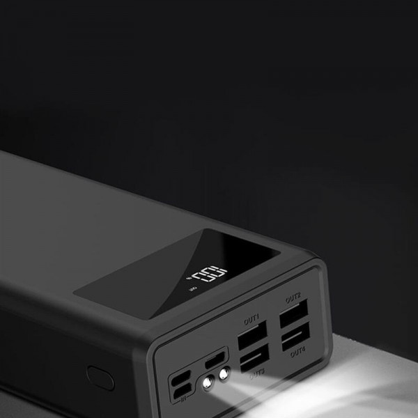 Фото - Батарея мобильная XO PR123 30000 mAh Black (00000015191)