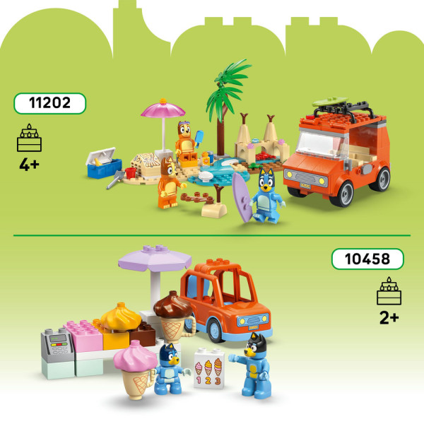 Фото - Конструктор LEGO DUPLO Bluey Путешествие с мороженым с Блуи (10458)