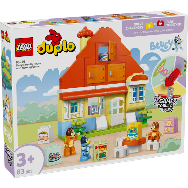 Фото - Конструктор LEGO DUPLO Bluey Семейный дом Блуи с игрой на запоминание (10459)