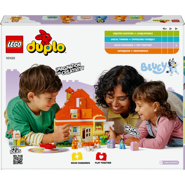 Фото - Конструктор LEGO DUPLO Bluey Семейный дом Блуи с игрой на запоминание (10459)