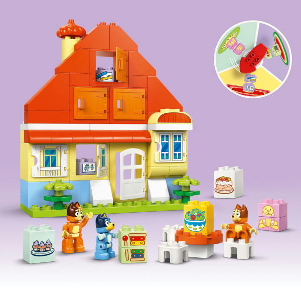 Фото - Конструктор LEGO DUPLO Bluey Семейный дом Блуи с игрой на запоминание (10459)