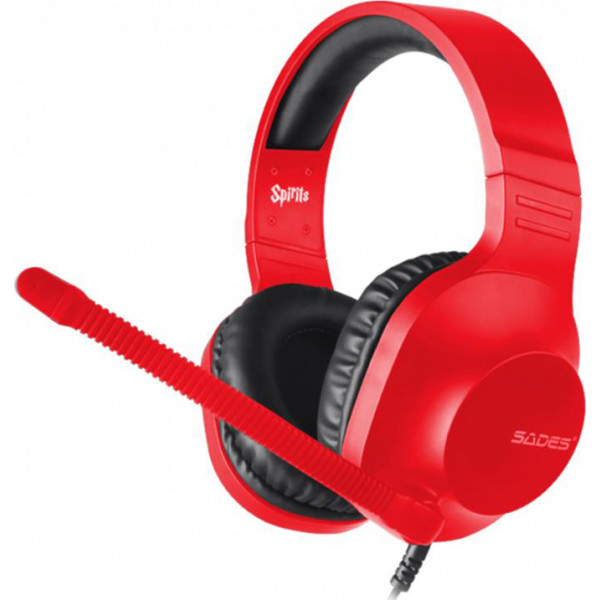 Фото - Наушники полноразмерные проводные Sades SA-721 Spirits Red (sa721rdj)
