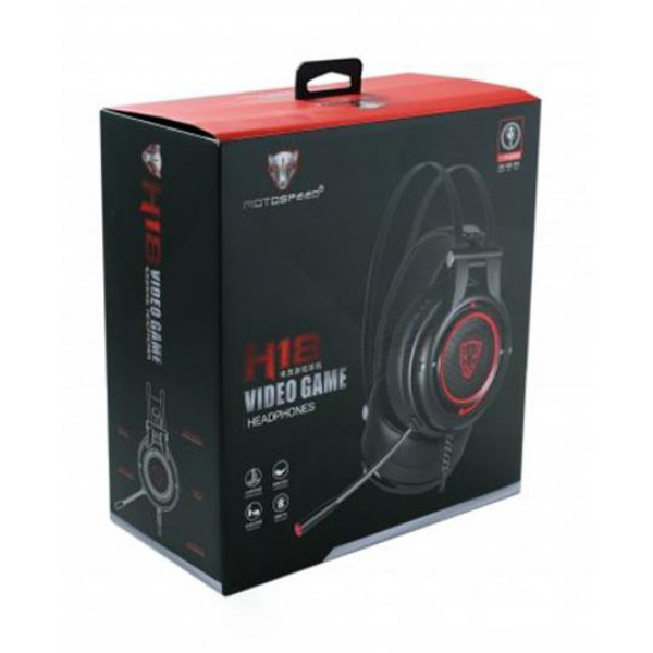 Фото - Наушники полноразмерные проводные Motospeed H18 Black (mth18he)