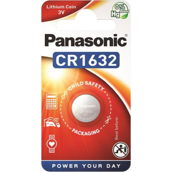 Фото - Батарейка Panasonic CR 1632 BLI 1 LITHIUM