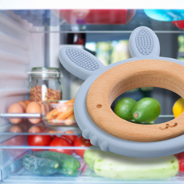 Фото - Прорезыватель BabyOno Зайчик Голубой (1076/03)