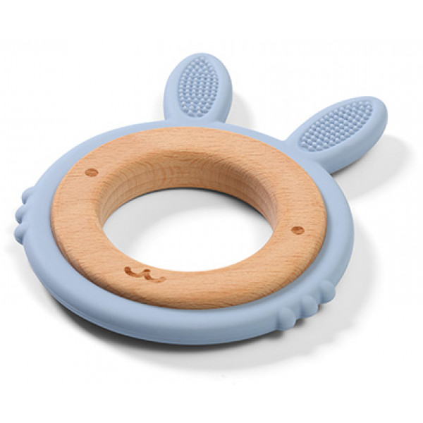 Фото - Прорезыватель BabyOno Зайчик Голубой (1076/03)