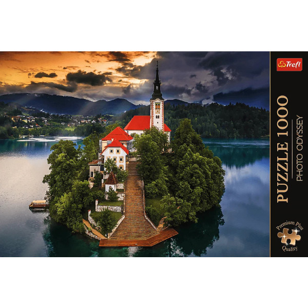 Фото - Пазлы картонные (8+) Trefl Фото Одиссея - "Озеро Блед / Словения" 1000 элм. (10797)