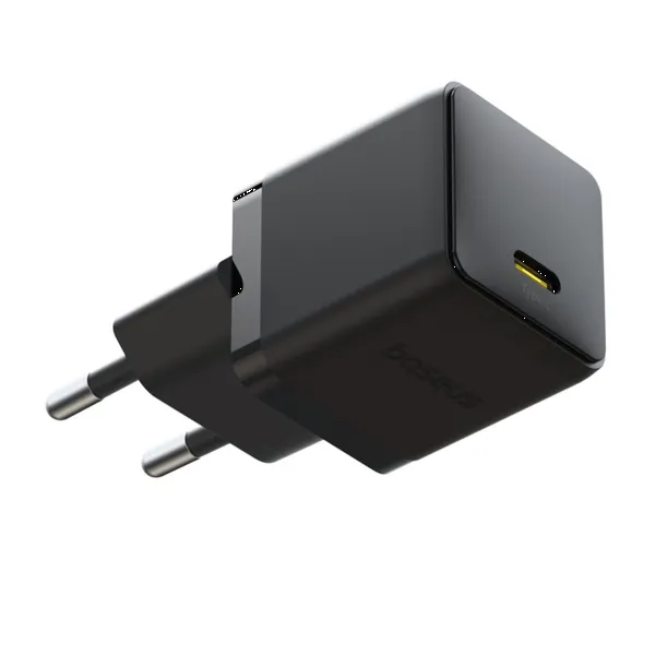 Фото - Сетевое зарядное устройство Baseus Palm Fast Charger 1C 20W EU Cluster Black (P10111602113-01)