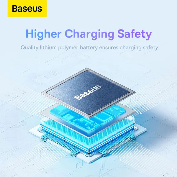 Фото - Батарея мобильная Baseus Airpow Fast Charge Power Bank 10000mAh 20W Black (PPQD090001)