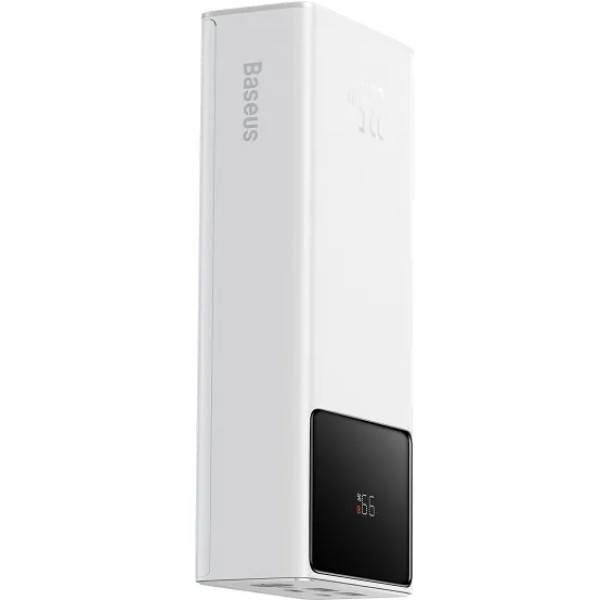 Фото - Батарея мобильная Baseus Star Lord Display 22.5W 30000 mAh QC3.0 PD3.0 White (PPXJ080102)