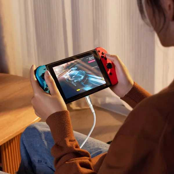 Фото - Кабель синхронизации данных Baseus Glimmer Series Fast Charging Type-C to Type-C 100W 2m (CADH000802)