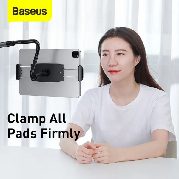 Фото - Подставка для мобильного устройства Baseus Otaku life rotary adjustment lazy holder Pro gray (LUZQ000013)