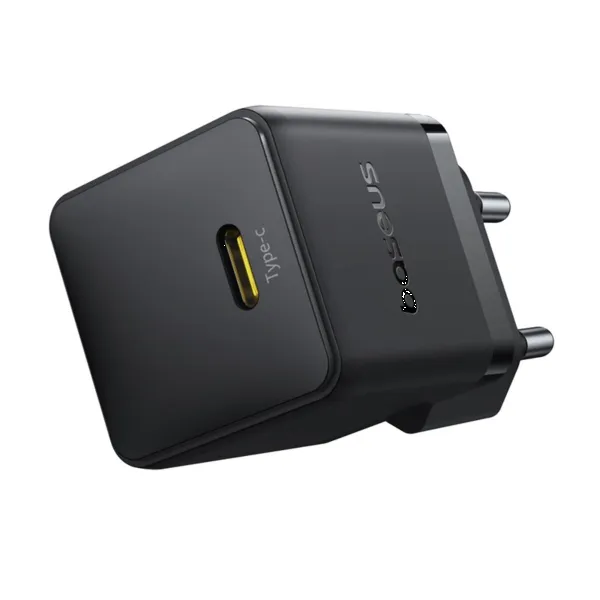 Фото - Сетевое зарядное устройство Baseus Palm Fast Charger 1C 20W EU Cluster Black (P10111602113-01)