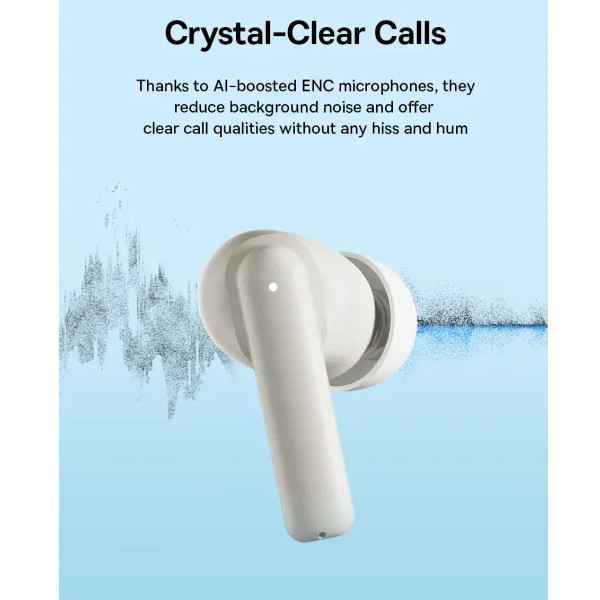 Фото - Наушники вкладыши беспроводные TWS Baseus Bowie E17 True Wireless Bluetooth Earphones Stellar White (A00072200223-Z1)
