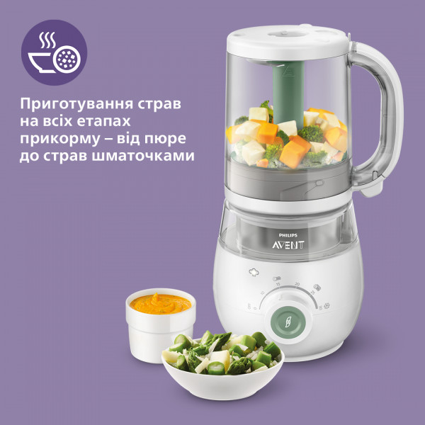 Фото - Блендер-пароварка для детей Philips SCF885/01