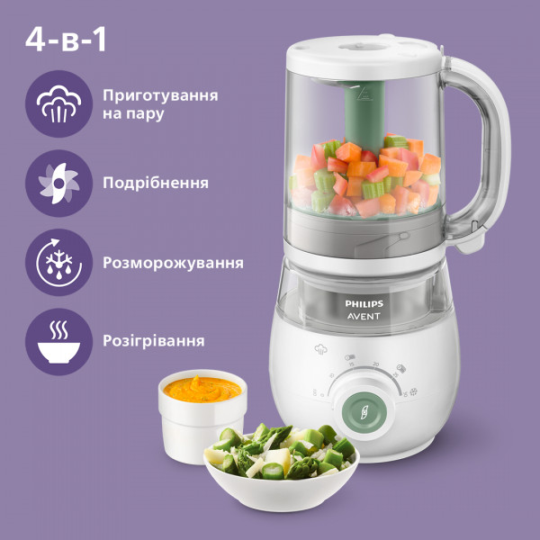 Фото - Блендер-пароварка для детей Philips SCF885/01