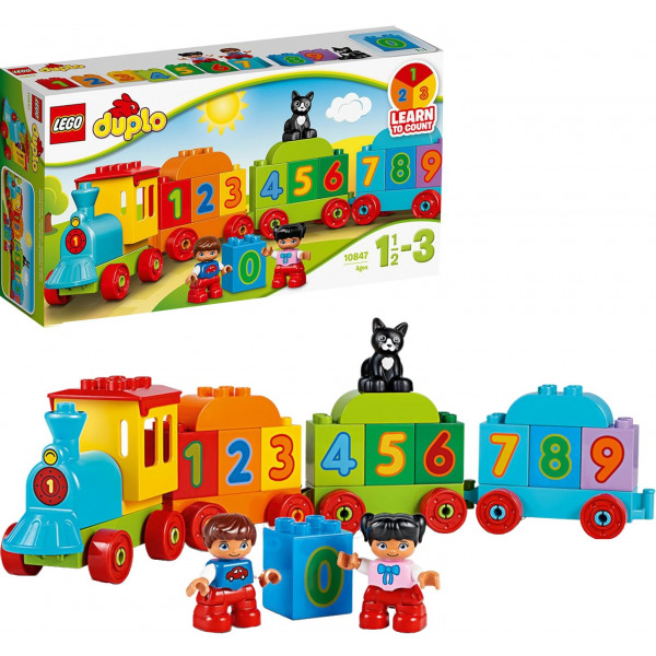 Фото - Конструктор LEGO DUPLO Поезд «Считай и играй» (10847)