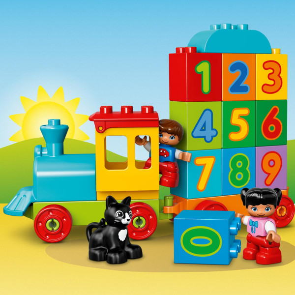 Фото - Конструктор LEGO DUPLO Поезд «Считай и играй» (10847)
