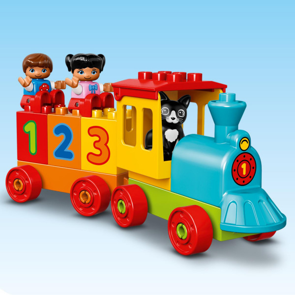 Фото - Конструктор LEGO DUPLO Поезд «Считай и играй» (10847)