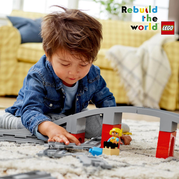 Фото - Конструктор LEGO DUPLO Железнодорожный мост (10872)