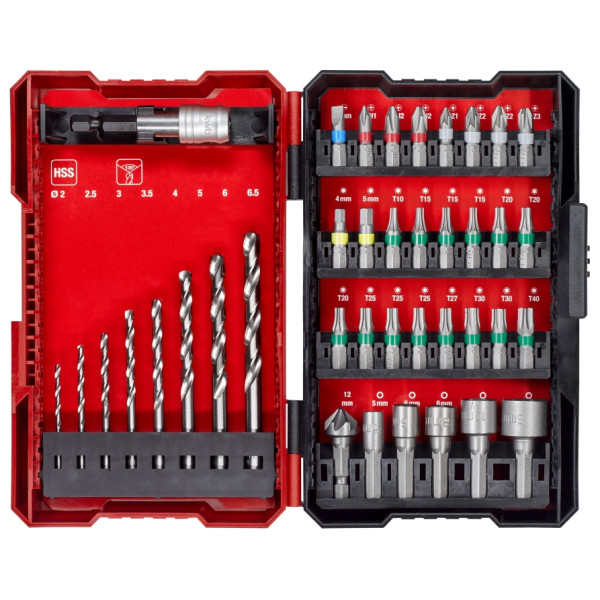 Фото - Набор инструментов Einhell L-Box KWB 39 шт. (108911)