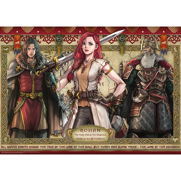 Фото - Пазлы (5-7 лет) Trefl Война Рогиримов/Властелин колец 1000 элм. (10937)