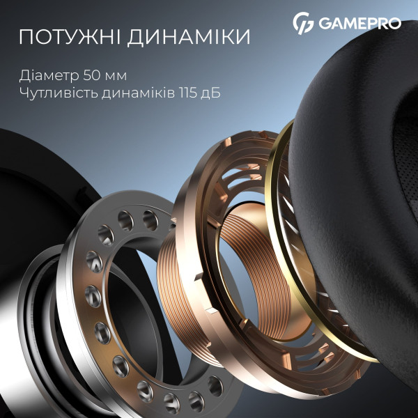 Фото - Гарнитура беспроводная игровая GamePro Asgard Skadi (HSW191B)
