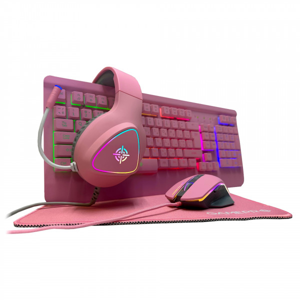 Фото - Клавиатура+мышь GamePro 4 в 1 наушники+коврик (GS1863)