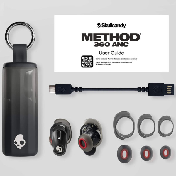 Фото - Наушники вкладыши беспроводные TWS Skullcandy Method 360 ANC True wireless Black (S2MTW-T740)