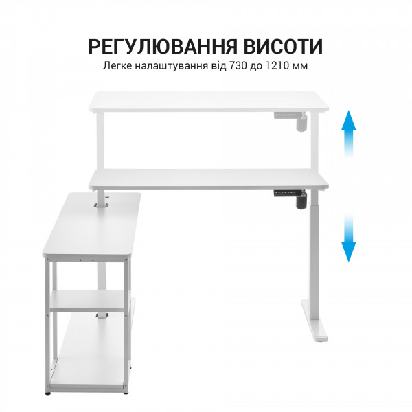 Фото - Стол компьютерный OfficePro ODE119W