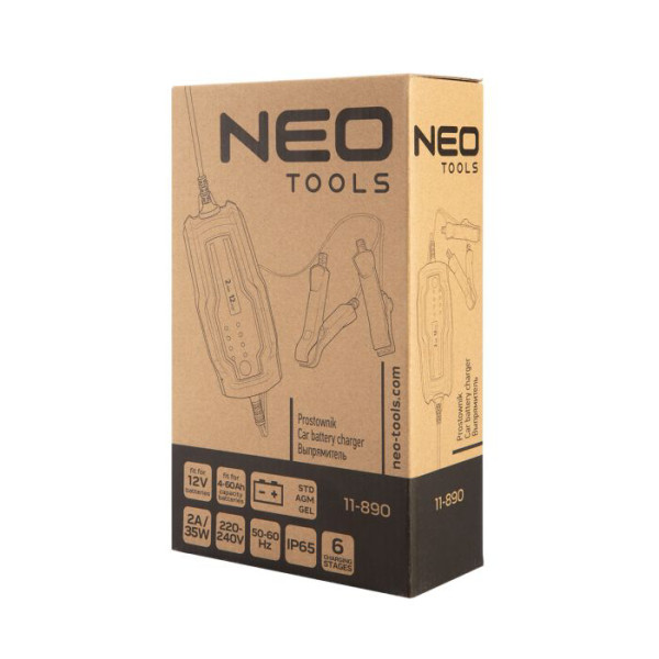Фото - Зарядное устройство для авто Neo Tools для STD/AGM/GEL (11-890)