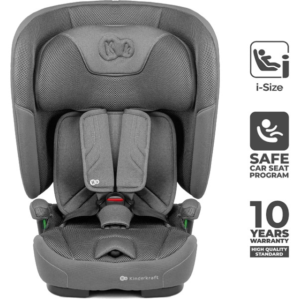 Фото - Автокресло Kinderkraft Fix2Go i-Size Grey (KCFI2GO0GRY0000)