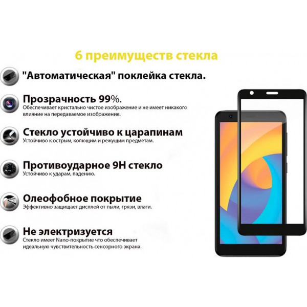Фото - Защитное стекло для смартфона BeCover for ZTE Blade L9 Black (706916)
