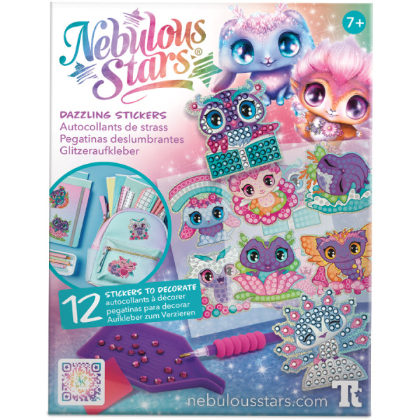 Фото - Набор для изготовления декора Nebulous Stars для создания стикеров с алмазной мозаикой - КОСМИЧЕСКИЕ ПИТОМЦЫ (11023)