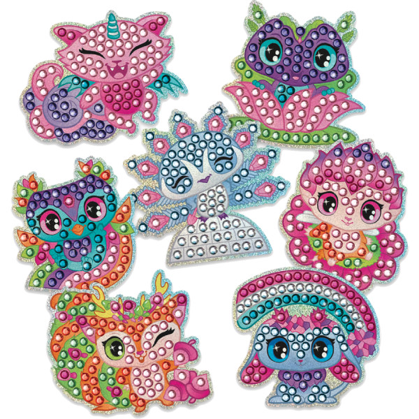 Фото - Набор для изготовления декора Nebulous Stars для создания стикеров с алмазной мозаикой - КОСМИЧЕСКИЕ ПИТОМЦЫ (11023)