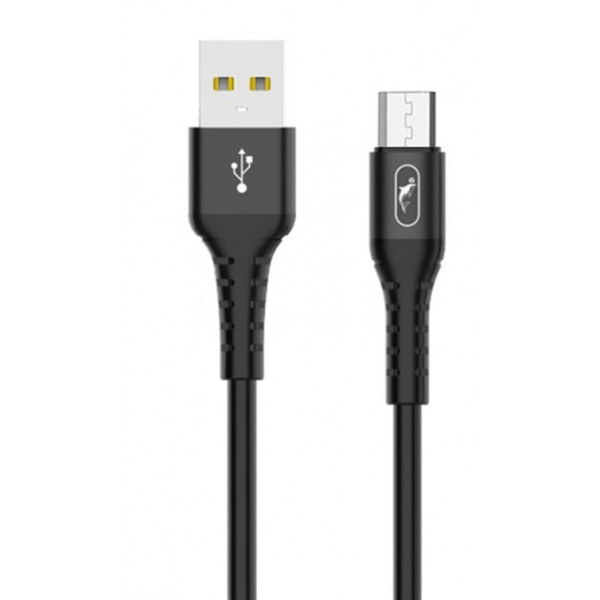Фото - Кабель синхронизации данных SkyDolphin S05V TPE Frost Line USB-microUSB 1m Black (USB-000553)