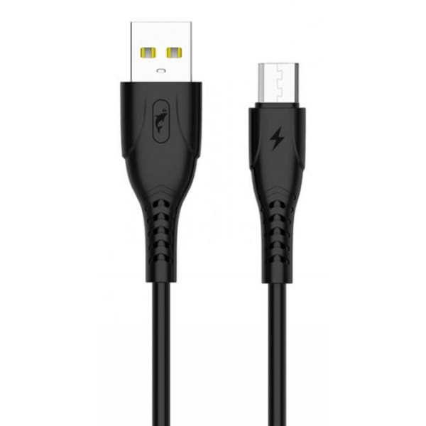 Фото - Кабель синхронизации данных SkyDolphin S08V USB-microUSB 1m Black (USB-000565)