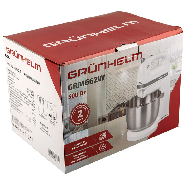Фото - Миксер с чашей Grunhelm GRM662W
