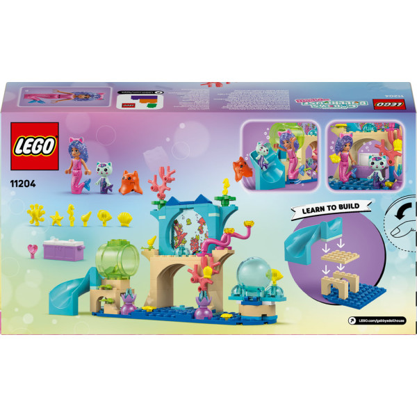 Фото - Конструктор LEGO  Gabby's Dollhouse Аквариумные приключения русалочки Габби (11204)