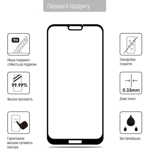 Фото - Защитное стекло для смартфона Colorway 9H FC Glue Black for Xiaomi Poco X7 Pro (CW-GSFGXPX7P-BK)