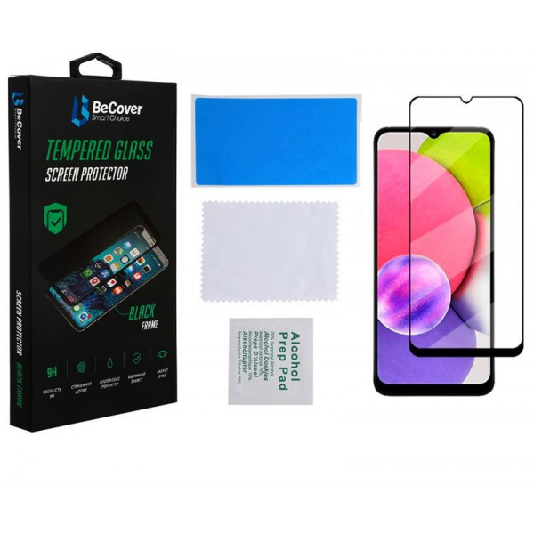 Фото - Защитное стекло для смартфона BeCover for Samsung Galaxy A03 Core SM-A032 Black (707102)